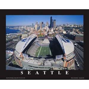  Seattle Seahawks Quest Field Washington   Mike Smith Art 