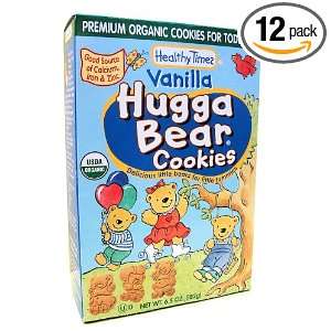 Healthy Times Premium Organic Cookies, Vanilla Hugga Bear Cookies, 6.5 