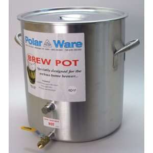  Polar Ware Stainless Steel Brewing Pot with Spigot  40 