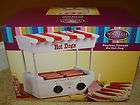 Nostalgia HDR 565 Retro Hot Dog Cooker Maker Roller NEW