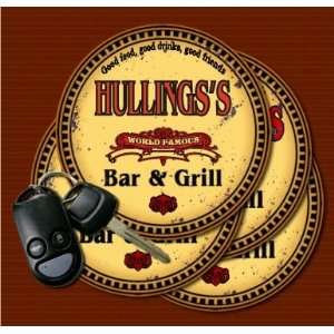  HULLINGS Family Name Bar & Grill Coasters Kitchen 