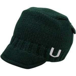 UM Hurricanes Hats  Top Of The World Miami Hurricanes Youth Green 