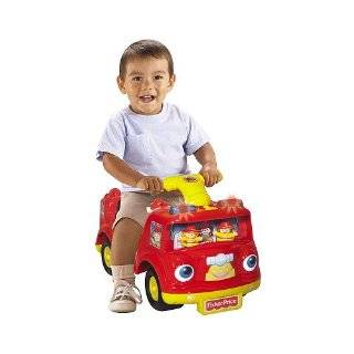    Fisher Price Tuff Rumblin Fire Truck with Siren Toys & Games