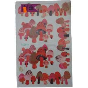  Meyercord Decals for Decorating Your Home 1529 A Mushrooms 