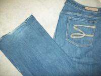 SEVEN Womens sz 24 Classic Flare denim Jeans NICE  