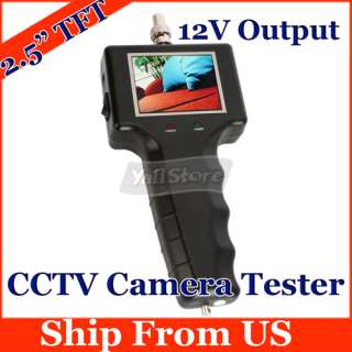 TFT LCD Monitor Security CCTV Camera Tester Detector Test DC12V 