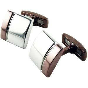  PAIR Dome Immerse Plated Cufflinks Jewelry
