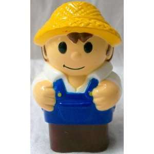   Mega Bloks Replacement Block Boy in Yellow Hat Doll Toy Toys & Games