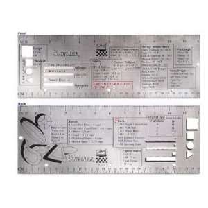 Mercer Tool M33241 Two Sided Measurement Ruler with Guidelines  