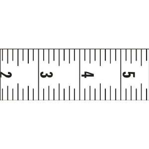  Adhesive Ruler 1 1/4 Wide, 1/8 Grads, Easy Reader 