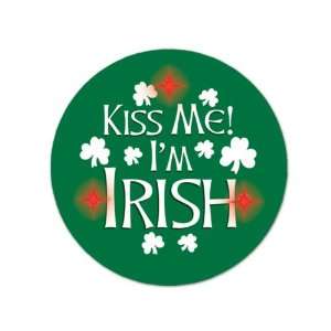  Flashing Kiss Me Im Irish Button Case Pack 60