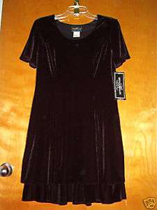 Brand New w/tags Molly Malloy Black Evening Dress  8  