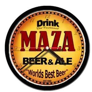  MAZA beer and ale cerveza wall clock 