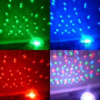   RGB Disco Crystal Magic Ball Efffect light DJ Stage Lighting  