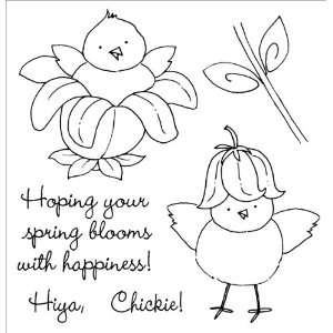 Inky Antics Clear Stamp Set, Flower Chick