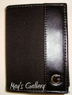 GUESS Passcase Wallet TriFold lD Holder Leather Men NWT  