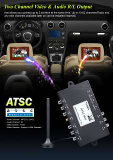 V0009 Car US Mobile Digital TV Tuner Receiver ATSC m1  