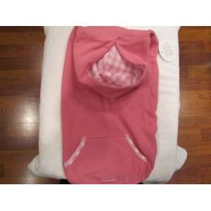  Pink Fleece Hoodie W/trimmed Pocket XX Small