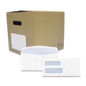   Tinted Invoice & Check Envelope, #9, White, 1000/Box