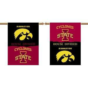  Iowa Iowa State House Divided 28 x 40 Banner Sports 