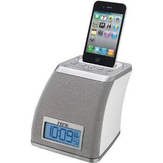  iA91 App Enhanced Dual Alarm Clock Radio for iPhone/iPod with AM/FM 