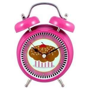  Cupcake Delight Pink Talking Singing Retro Alarm Clock 