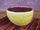 mustard yellow pottery ikebana container oblong bowl nr returns 