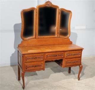 description french louis xv vanity with mirrors glass is still in 