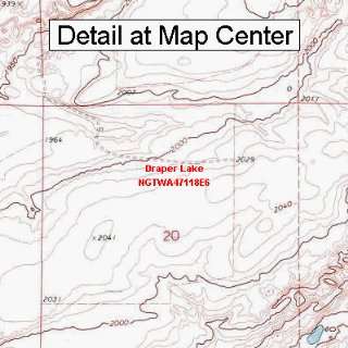   Map   Draper Lake, Washington (Folded/Waterproof)