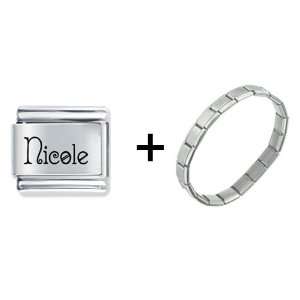  Acadian Font Name Nicole Italian Charm Pugster Jewelry