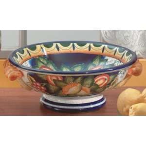  Italian Style Painted Fruit Bowl