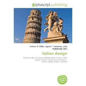  Italian design (9786134228800) Books