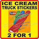 Ice Cream Truck cart van Stickers 151 popsicle tornado