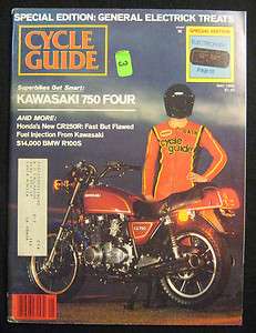 CYCLE GUIDE Magazine May 1980 Kawasaki KZ750  