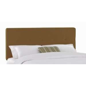   Furniture 680 Series Button Upholstered Headboard in Premier Saddle