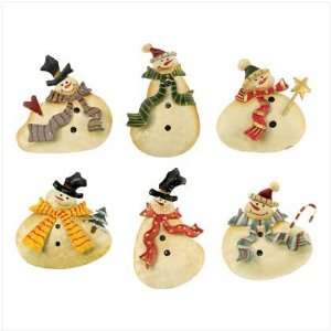  Cheerful Snowman Magnets 