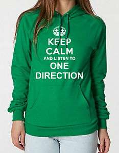 ONE DIRECTION HOODIE Keep Calm and Listen to One Direction Hoodie 