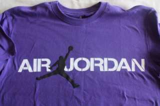 Air Jordan T Shirt (3XL) Purple T Shirt  