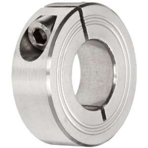 Climax Metal M1C 18 S Shaft Collar, One Piece, Stainless Steel, Metric 