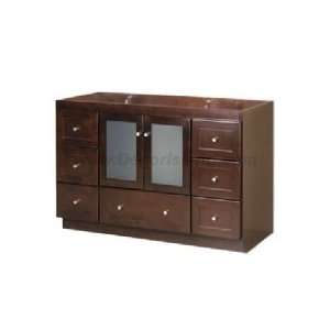  Ronbow VG4821 M01 48 Sink Cabinet W/ Frosted Glass Doors 