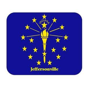  US State Flag   Jeffersonville, Indiana (IN) Mouse Pad 