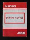 Suzuki 1990 JR50 JR 50 New Original Owners Manual