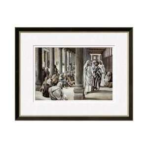  Jesus Walking On Solomons Porch Framed Giclee Print