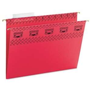  Tuff Hanging Folder with Easy Slide Tab, Letter, Red, 18 
