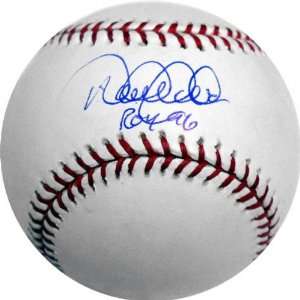 Derek Jeter Autographed Baseball with ROY 96 Inscription 
