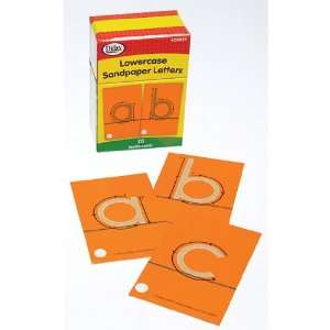  5 Pack DIDAX TACTILE SANDPAPER LOWERCASE LETTERS 