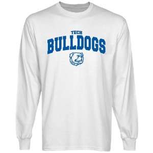  Louisiana Tech Bulldogs White Logo Arch Long Sleeve T 