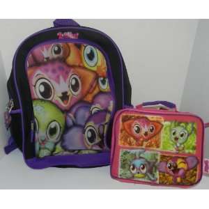  Zoobles Lots of Laughs 16 Inch Backpack   Purple and Black 