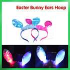   Rabbit Flash LED Light Hair Head Band Headband LED Bunny Ear Head Hair