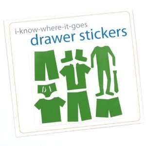  I Know Where It Goes Drawer Stickers for Boys